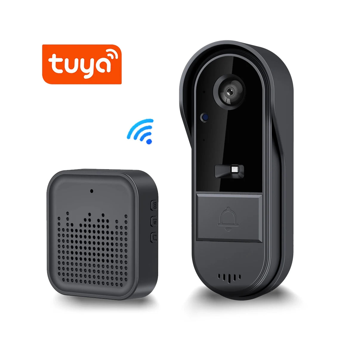 XBIBI Tuya WiFi Doorbell 1080P HD Waterproof 2-Way Audio